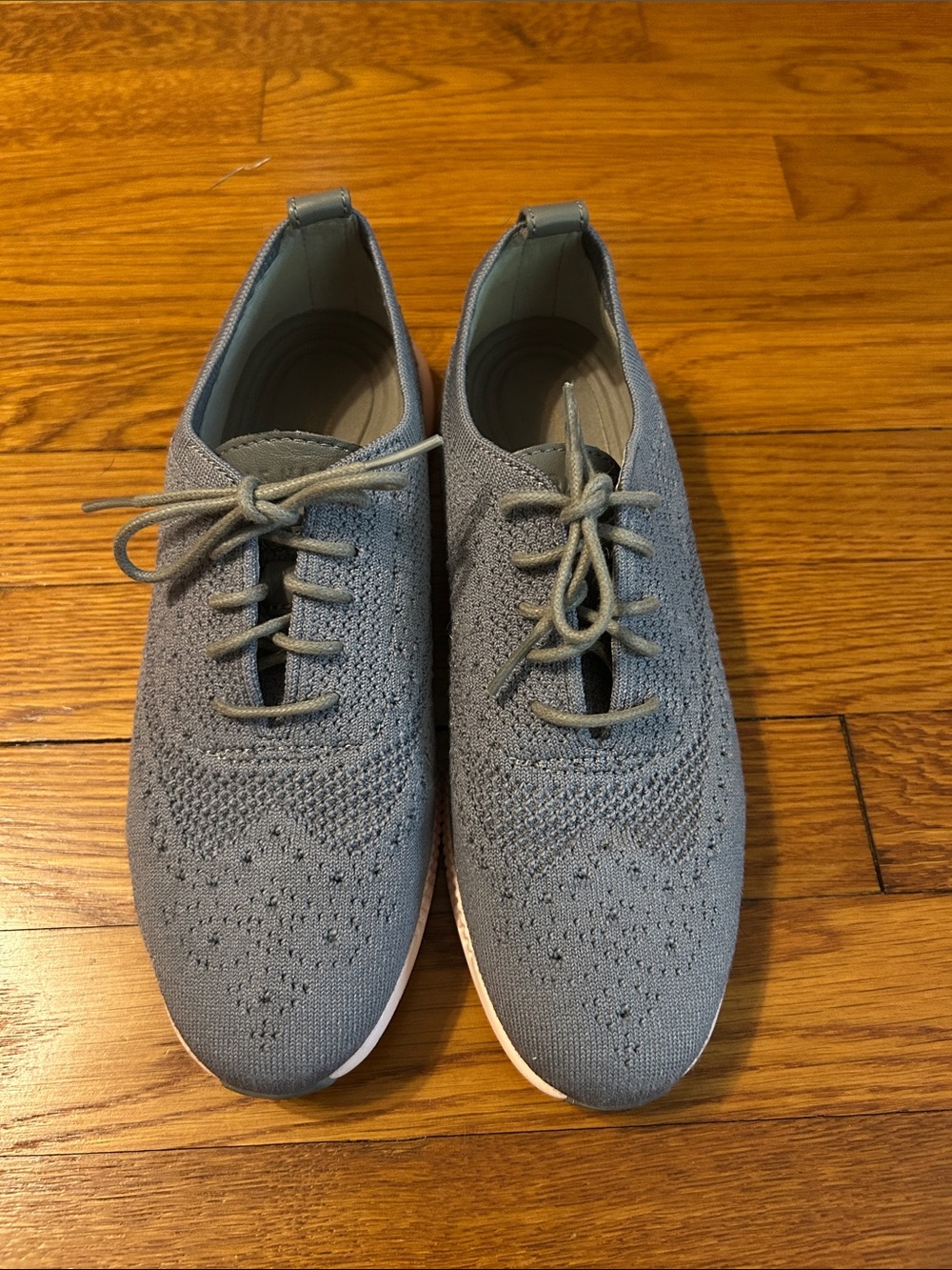 Cole Haan size 7.5 grey with pink soles